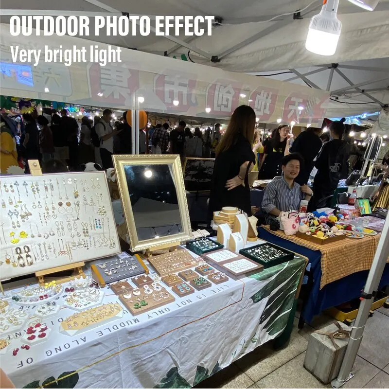 مصابيح في الهواء الطلق مصابيح في حالات الطوارئ تصنعها بمصابيح عالية السطوع للتخييم والصيد - الصورة 6