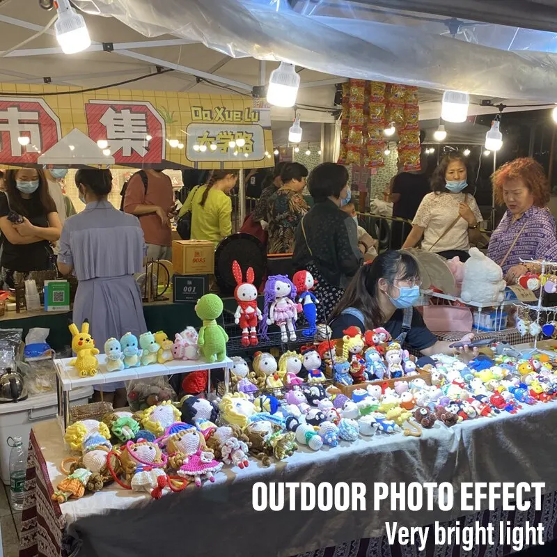 مصابيح في الهواء الطلق مصابيح في حالات الطوارئ تصنعها بمصابيح عالية السطوع للتخييم والصيد - الصورة 5